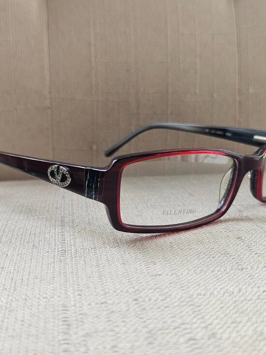 Valentino Women Eyeglasses Frame 5425/U Burgundy Tone Eye Wear Glasses Italy main image 4